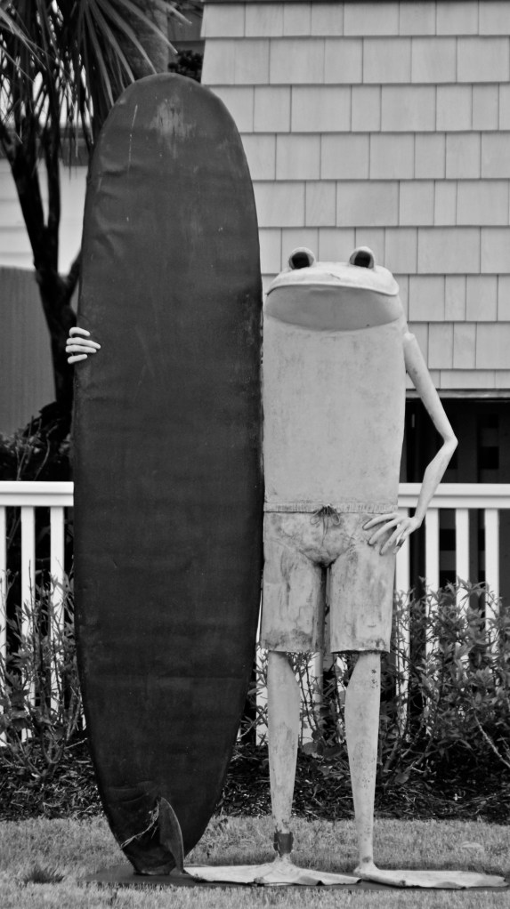 ...off to catch a wave...